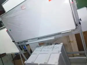 Whiteboard Portable Imported Double Sided Rotational 6x3ft