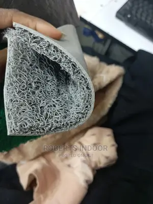 Grey Rubber Spaghetti Pvc Carpet