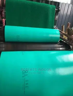 Green Spaghetti Pvc Carpet