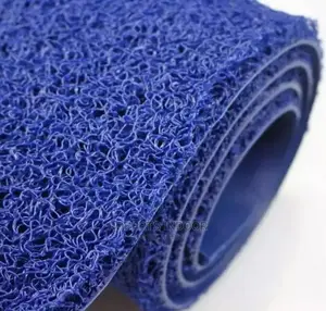 Blue Spaghetti Pvc Coil Carpet
