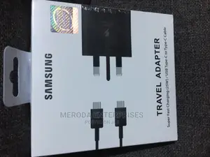 Samsung 25w Type C to C Charger Black ‘Nn