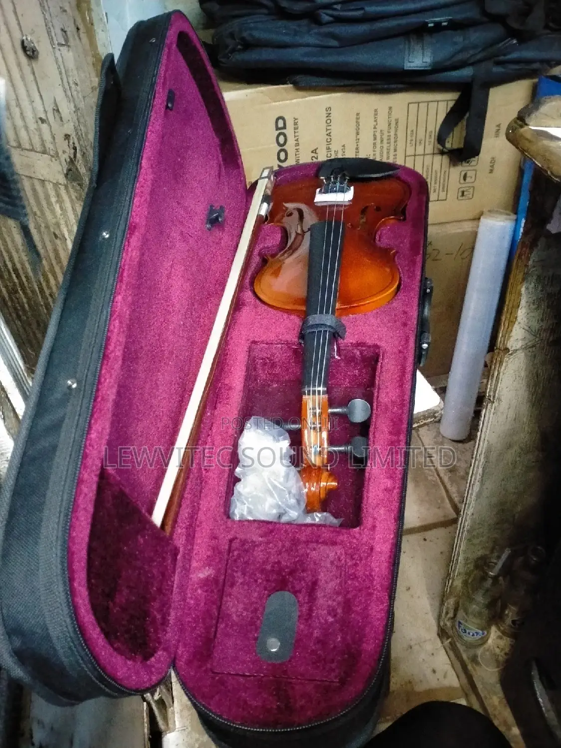 Pinkish Quarter Size Violin