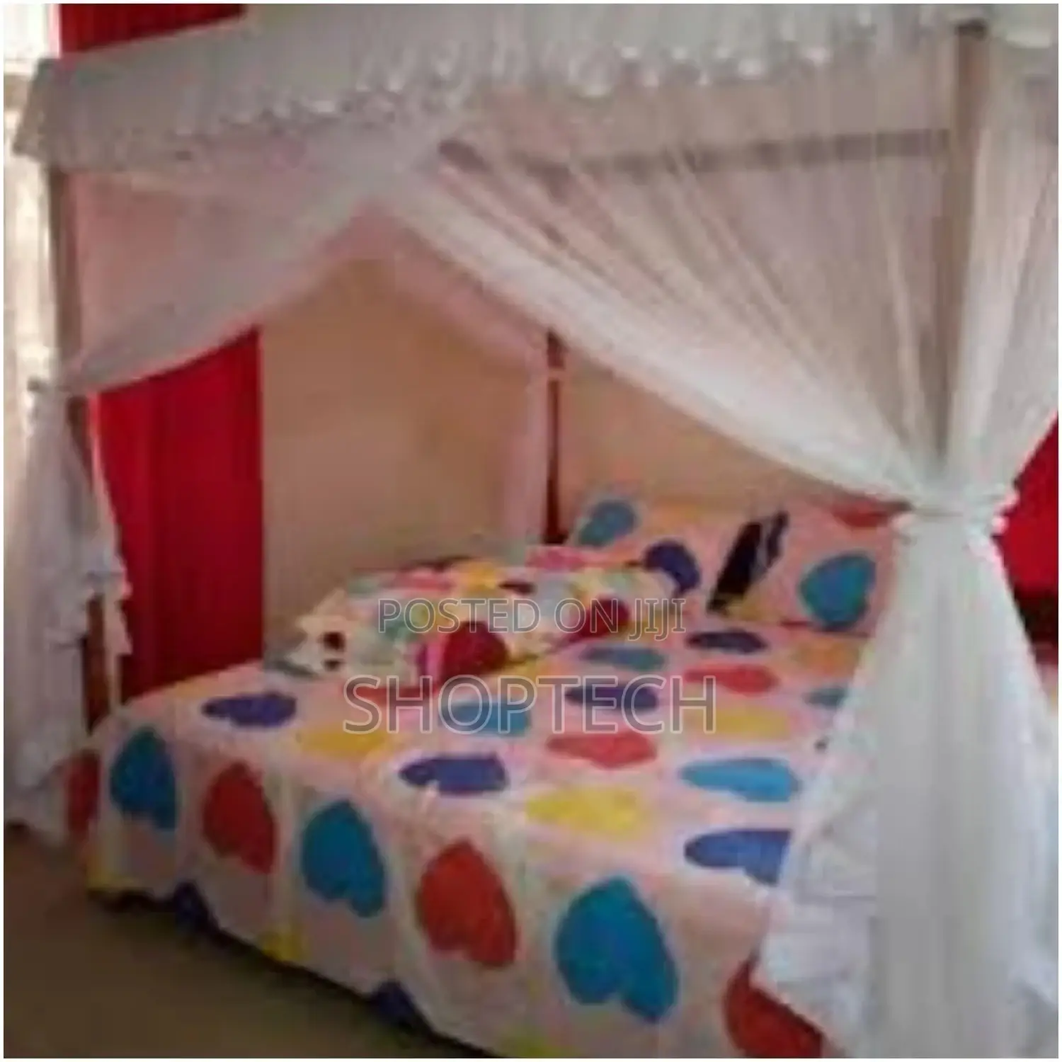 5 by 6 Four Stand Mosquito Net.