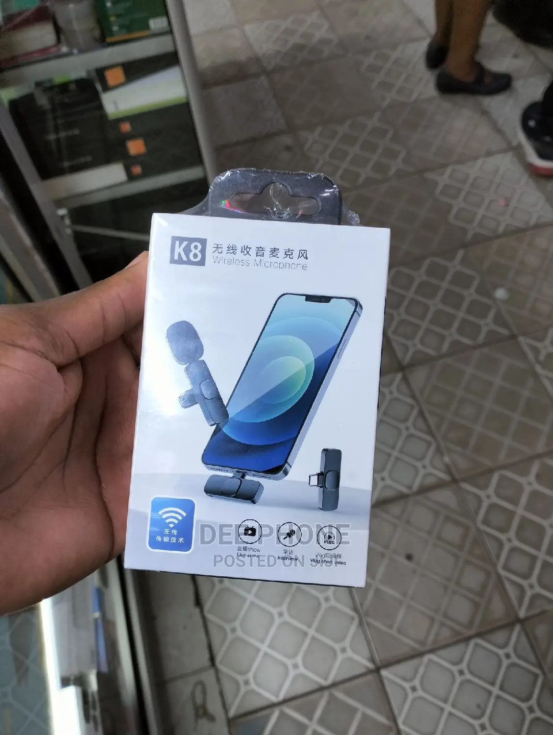 K 8 Type C Wireless Microphone