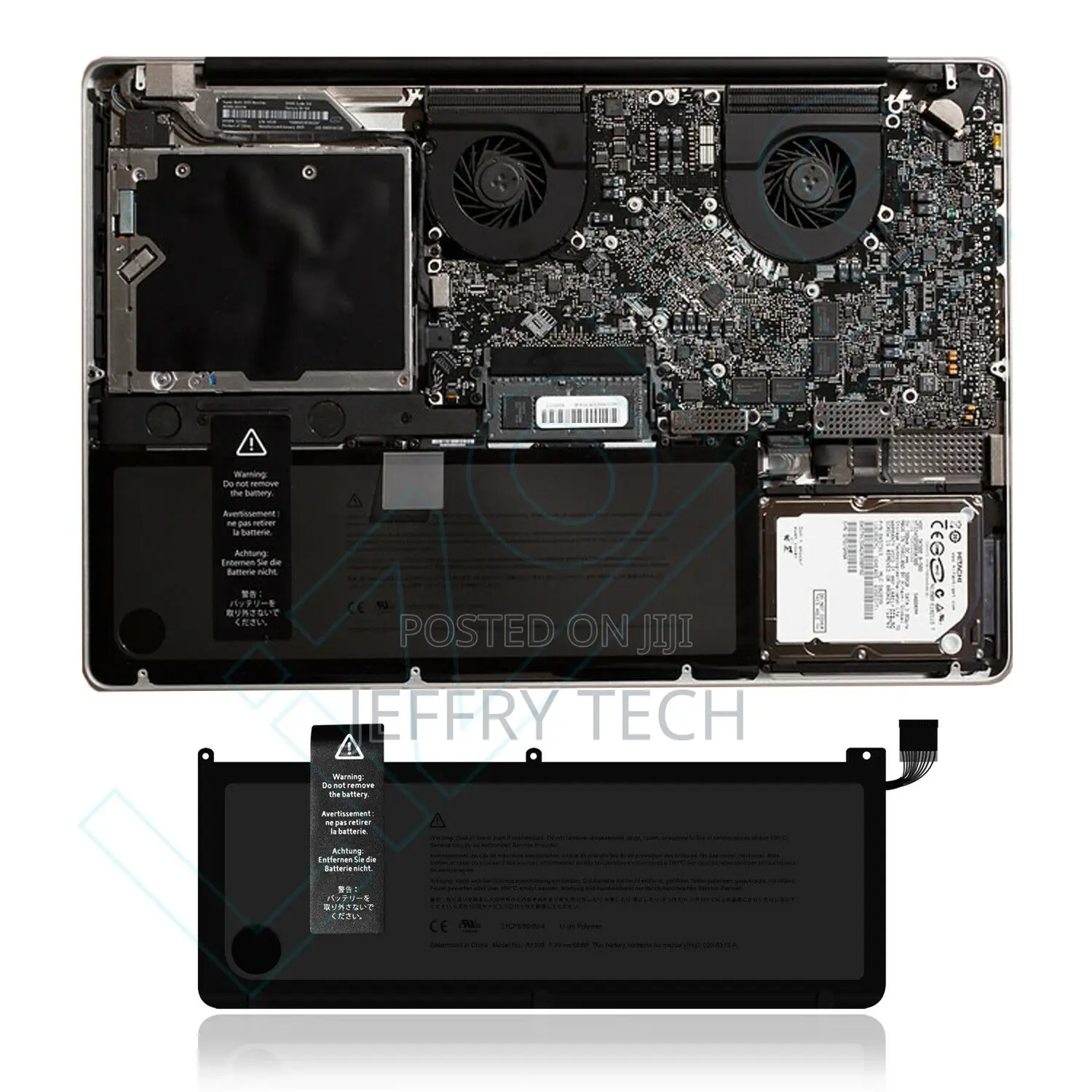 Genuine A1309 Battery for Apple Macbook Pro 17" A1297 Early