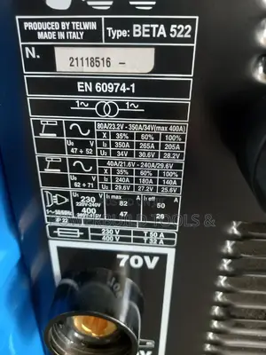 Blue Weld Machine Beta522