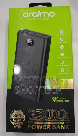 Brand New 27000 Amps Oraimo Powerbank