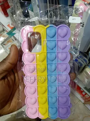 Cute Pop It Unzip Love Bubble Phone Case for Samsung A71