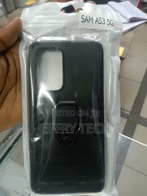 Kickstand Ring Case for Samsung Galaxy A53 5G, Black