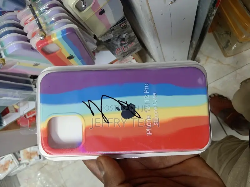 Rainbow Soft Silicone Case for iPhone 12 Pro