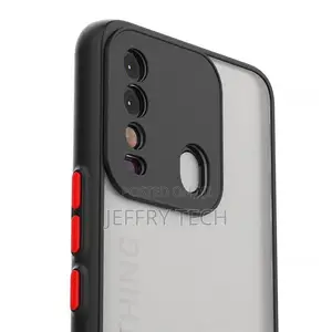 Translucent Frosted Smoke Mobile Cover for Tecno Spark 8 Cam