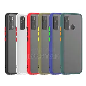 Translucent Frosted Smoke Mobile Cover for Tecno Camon 15 Ca
