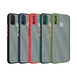 Translucent Frosted Smoke Mobile Cover for Tecno Spark 6 Go