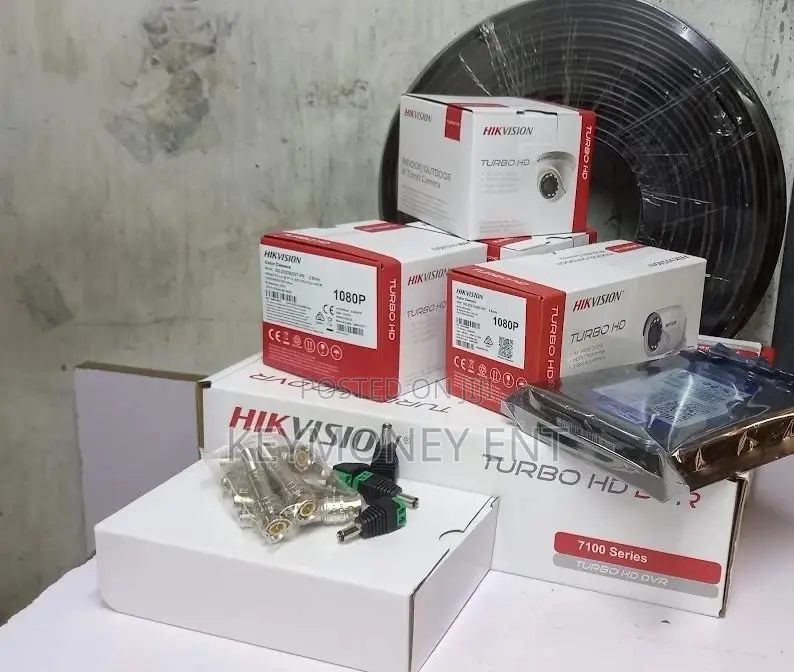 4 CCTV(2dome,2bullet) 1080P Hikvision CCTV Cameras Complete