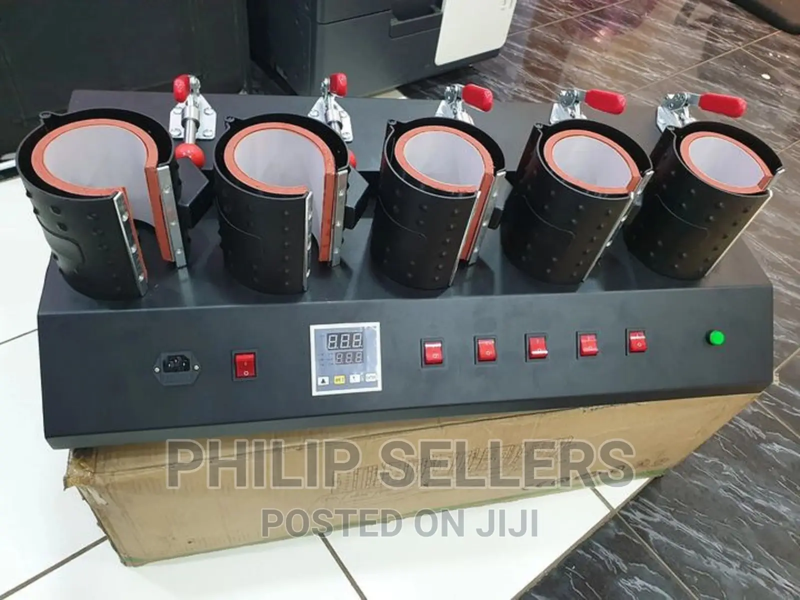 5 Mug Heat Press Large Scale Mug Branding