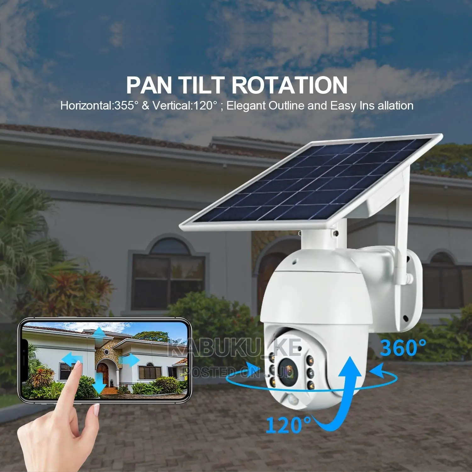 Professional 4G Wireless Solar Powered PTZ IP Camera