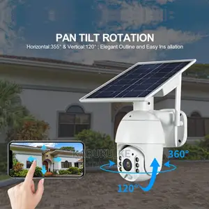 Professional 4G Wireless Solar Powered PTZ IP Camera
