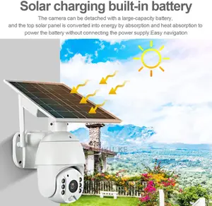 Guaranteed 4G Wireless Solar Powered PTZ IP Camera