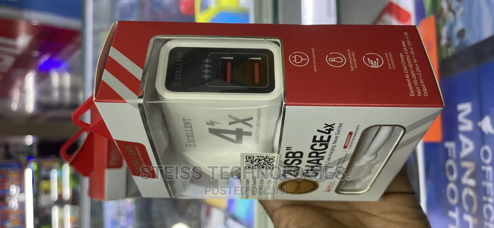 4x Fast- Chargers.