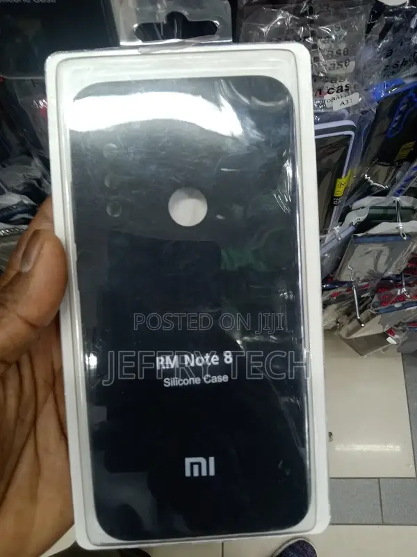 Redmi Note 8 Silicone Case, Slim Silicone Rubber Shockproof