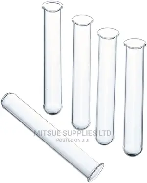 A Set of 50 Test Tube With Rim 10X75 ( Borosil)