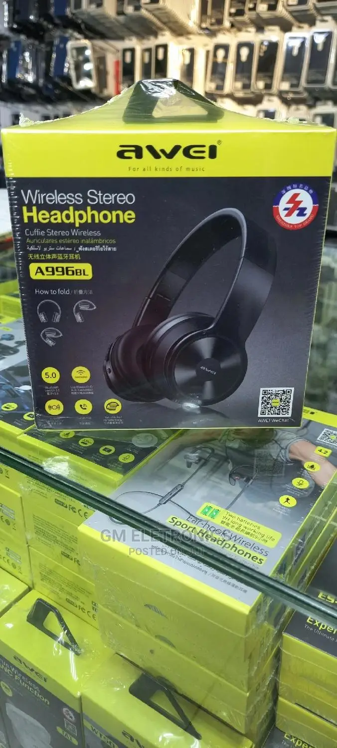 Awei A996BL Wireless Headset With Mic Noise Cancellation