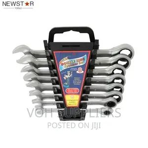 8pcs Metric Ratchet Spanner Set