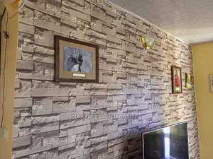 Light Brown Brick Wallpaper