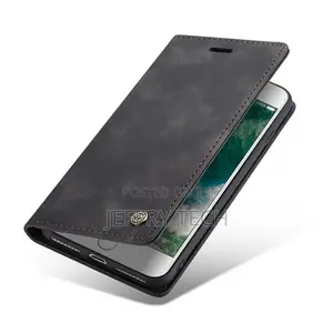iPhone 7 Plus Flip Cover [Hard Leather Cover Case]