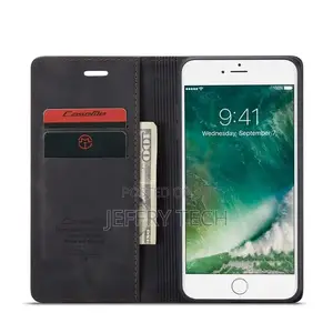 iPhone 7 Plus Flip Cover [Hard Leather Cover Case]