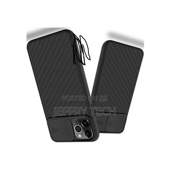 Black Case Cover for iPhone 12