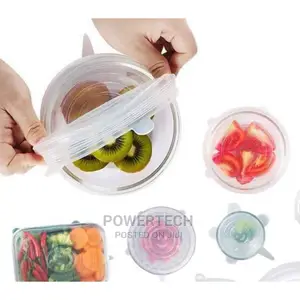 6 Psc Silicone Food Cover.
