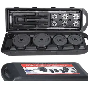50kg Barbell and Dumbbell Set- With Case