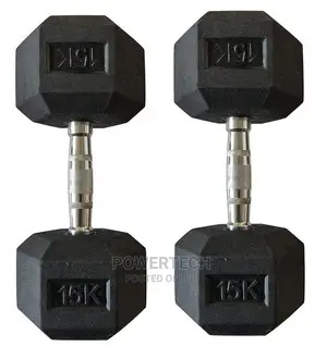 15kg- Hexagonal Dumbells!