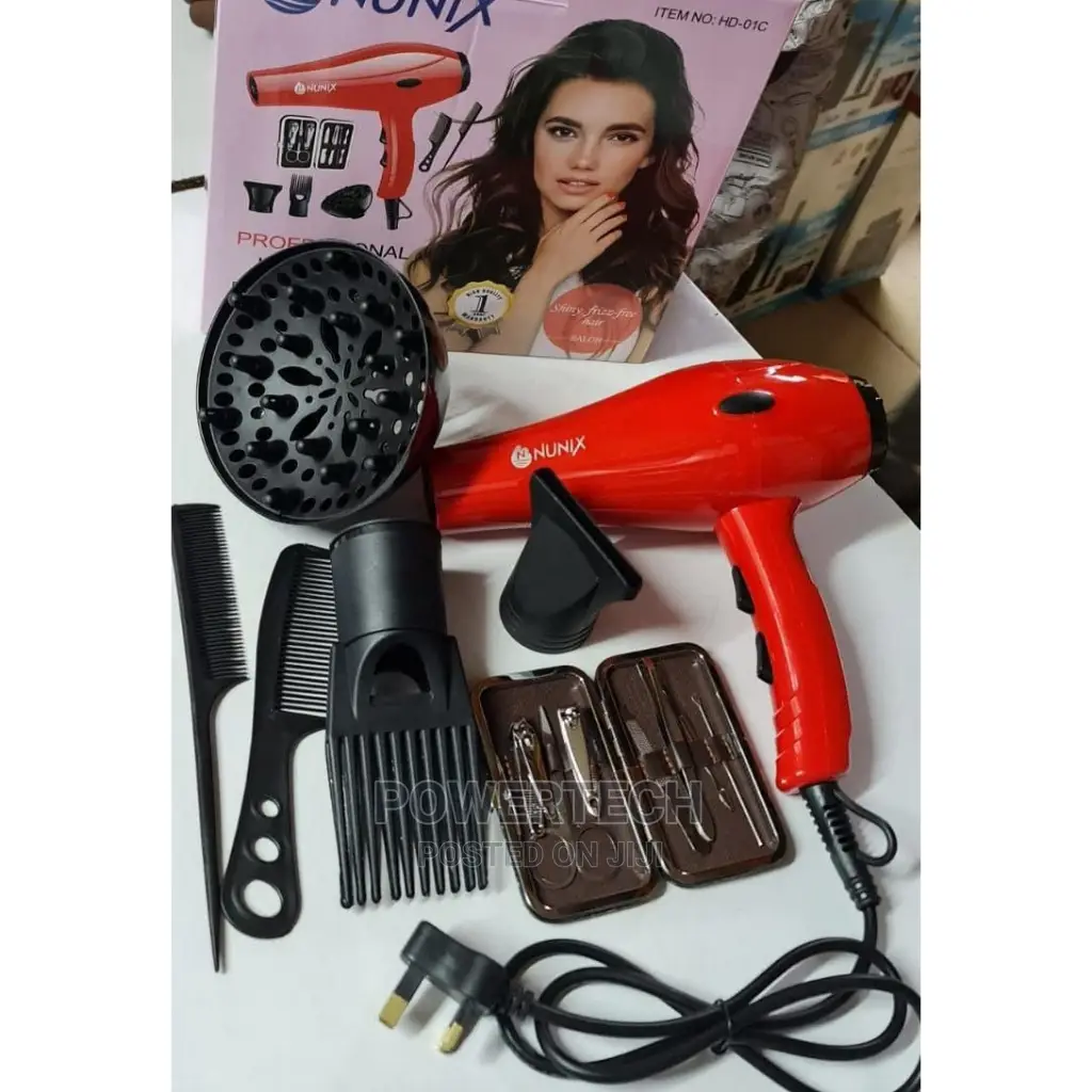Blow-Dry Nunnix With Accessories
