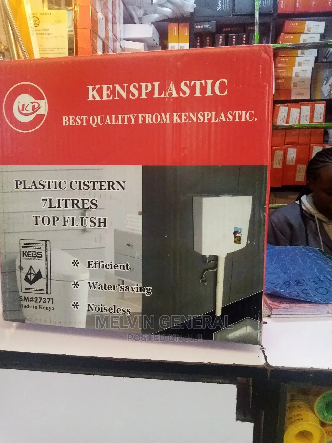 Push Buttom Plastic Cistern.