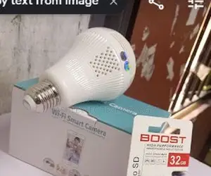 Nanny Cctv Bulb Camera Which Can Be Remotely by Mobile Phone