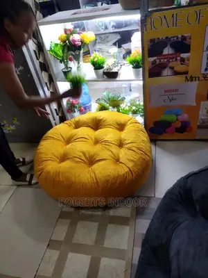 Mustard Yellow Eelgant Floor Pillow
