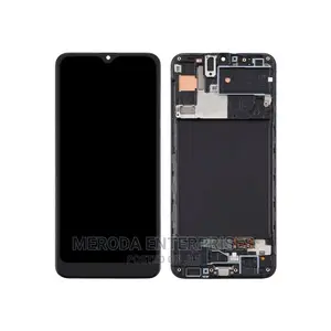 LCD Screen With Frame for Samsung Galaxy A30s(Black)