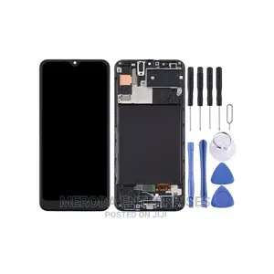 LCD Screen With Frame for Samsung Galaxy A30s(Black)