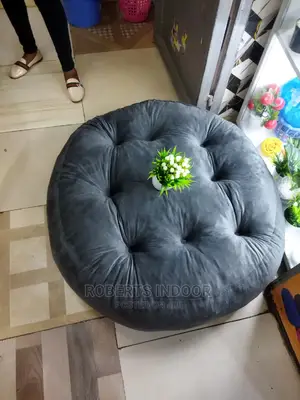 Grey Elegant Floor Pillow