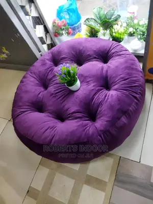 Purple Elegant Floor Pillow