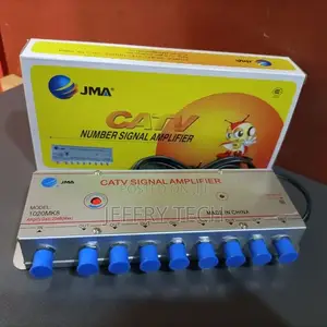 Booster Antenna TV CATV Signal Amplifier 8 Way