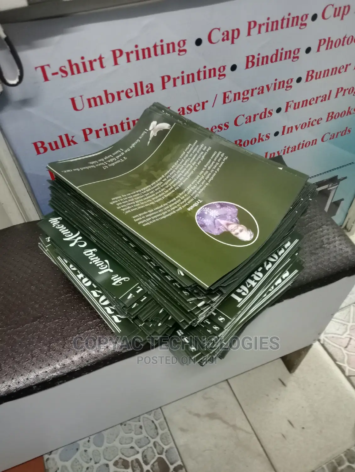 Elegant Funeral Programs Printing Services