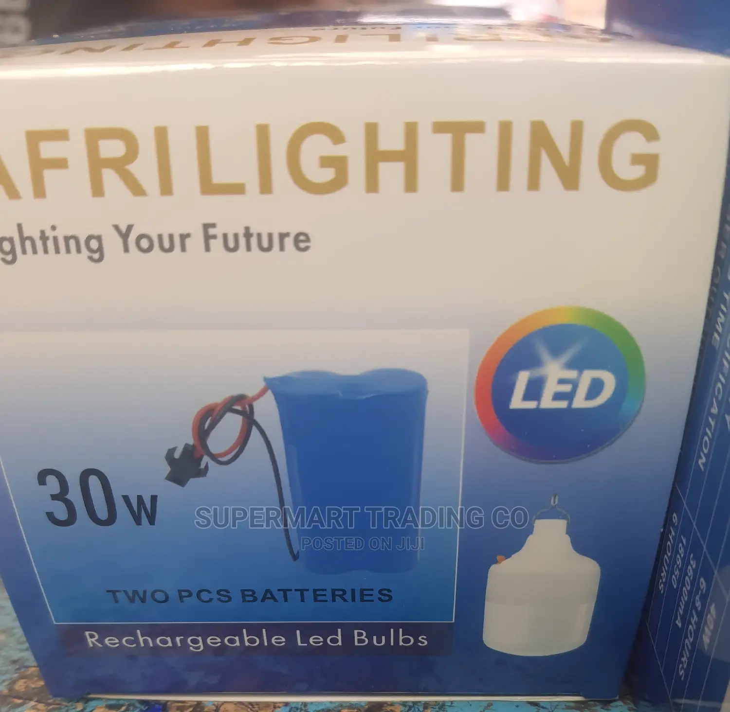 Rechargeable Bulb 30wts
