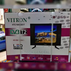 New Vitron 19” Hd Digital Led Tv Free to Air