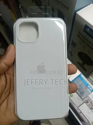 White Silicon Case for iPhone 13