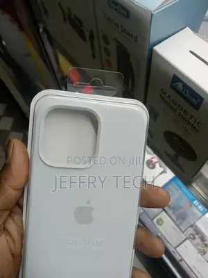 White Silicon Case for iPhone 13 Pro