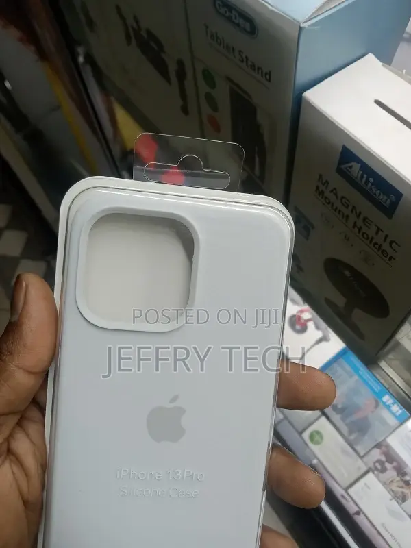 White Silicon Case for iPhone 13 Pro