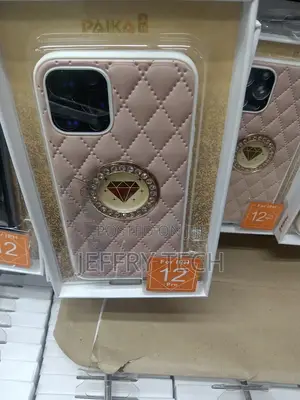 Case for iPhone 12 Pro Glitter Diamond Leather Texture